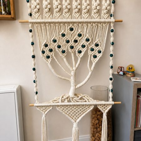 Macrame tree of life wall hanging