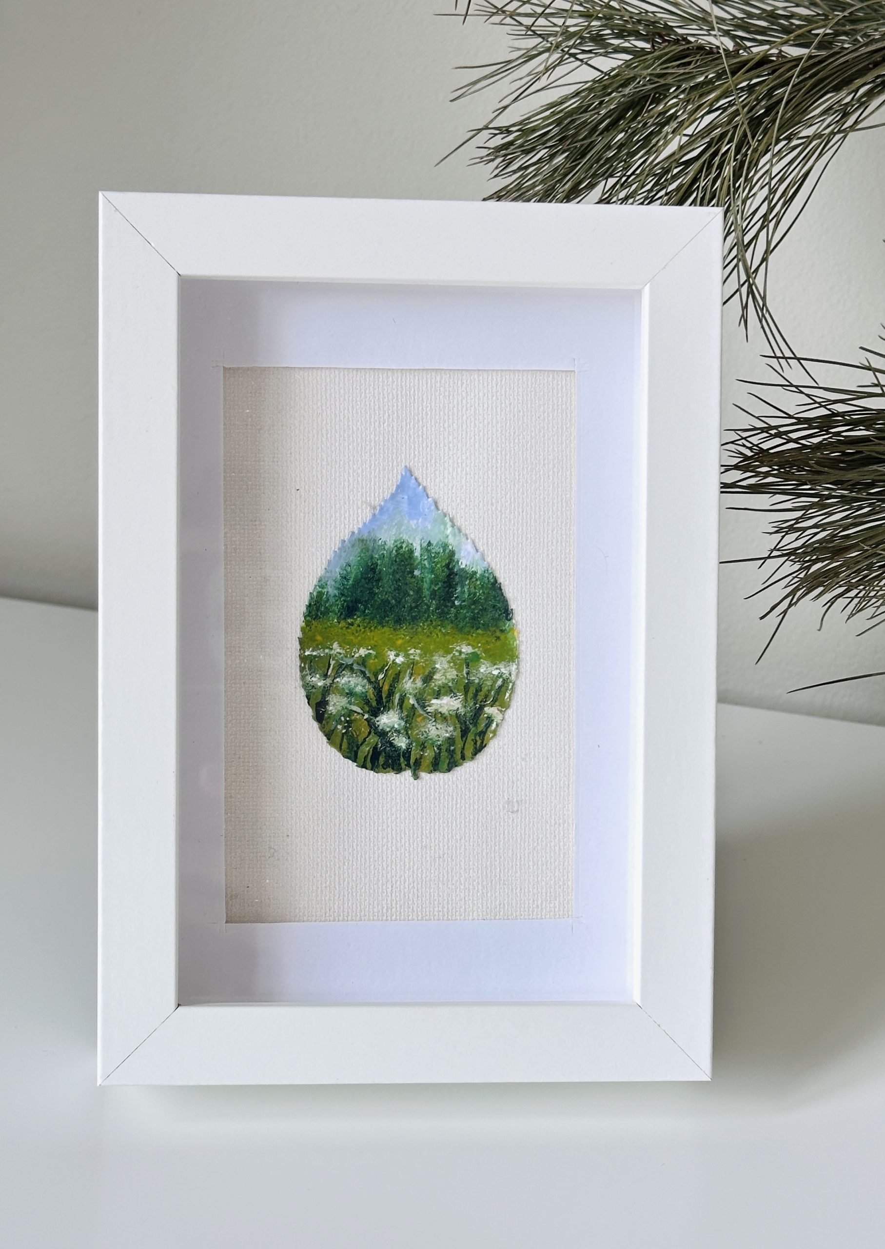 Wish Field original sustainable acrylic leaf art