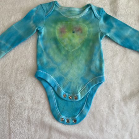 Age 3-6 months tie dye long sleeved vest