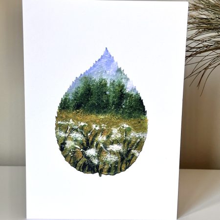 Wish Field A5 Greetings Card