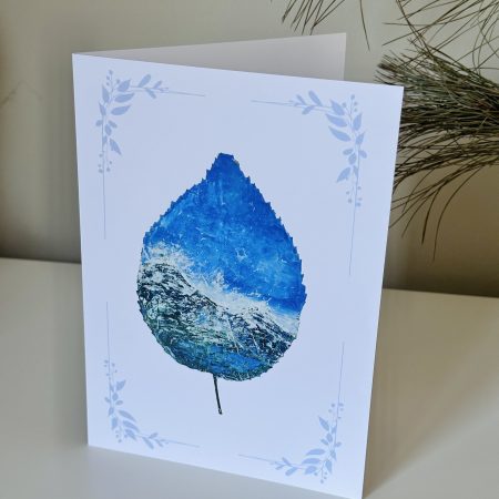 Waving Drama A5 Greetings Card